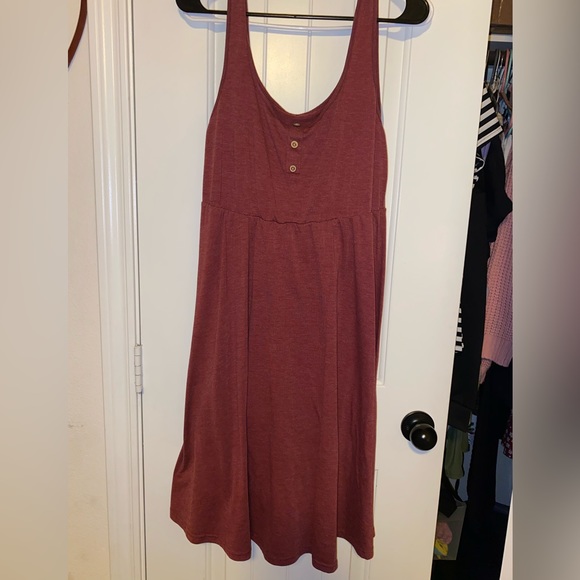 Dresses & Skirts - Burgundy maternity dress
